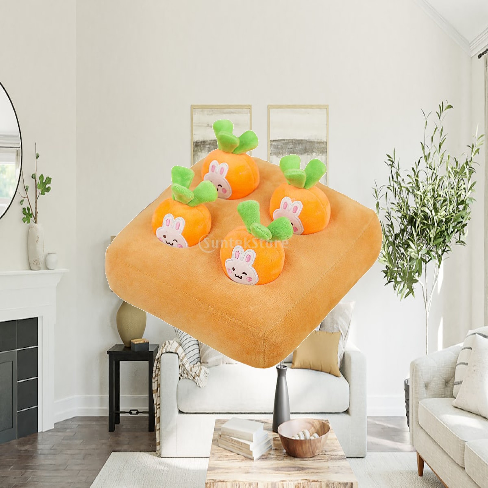 Plant Parent Free - Weiches Spielzeug-Simulationskissen in Fruchtform, Mini-Kissen für