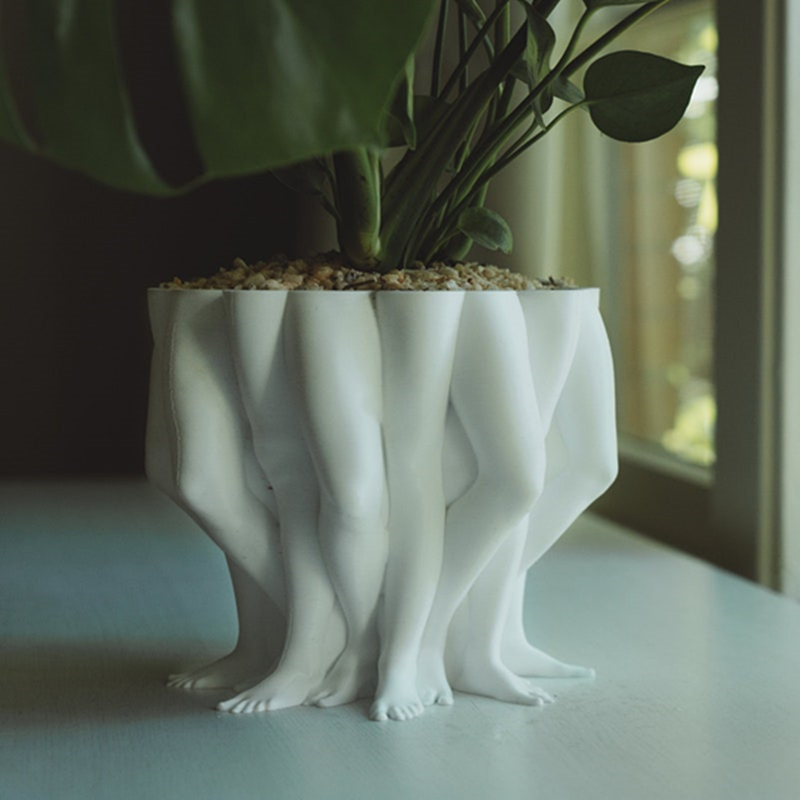 Snake Plant Ceramic - 3D gedruckte Polyleg Pflanzer Multi Beine