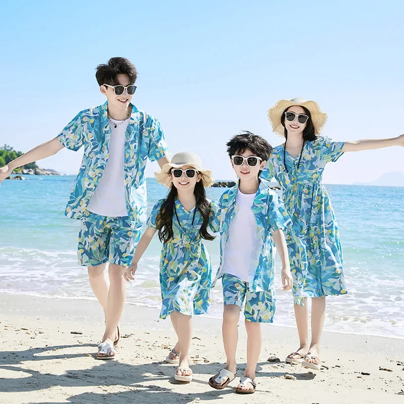 Plant Parent Free - Vater Sohn Hemden SetKleidung Sommer Urlaub