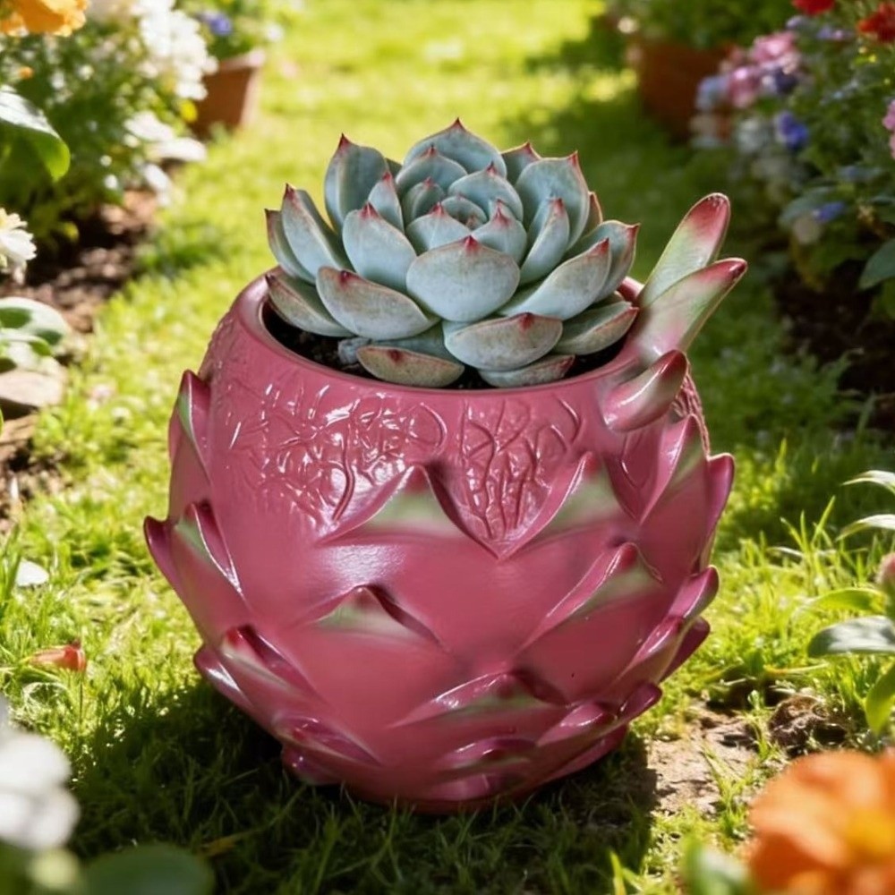 Kreativer Harz-Drachenfrucht-B – Snake Plant Ceramic Bewertung und Preis
