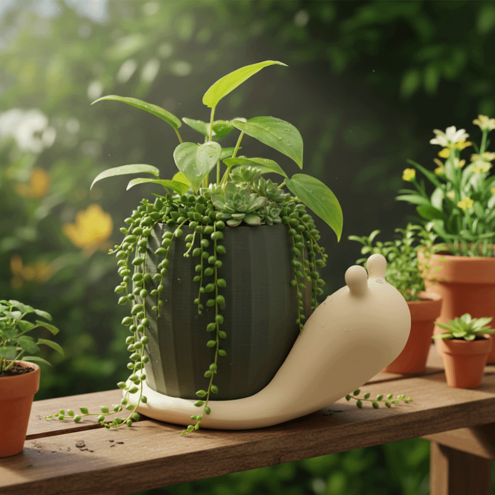 Kreativer Einzigartiger Schnec – Snake Plant Ceramic Bewertung und Preis
