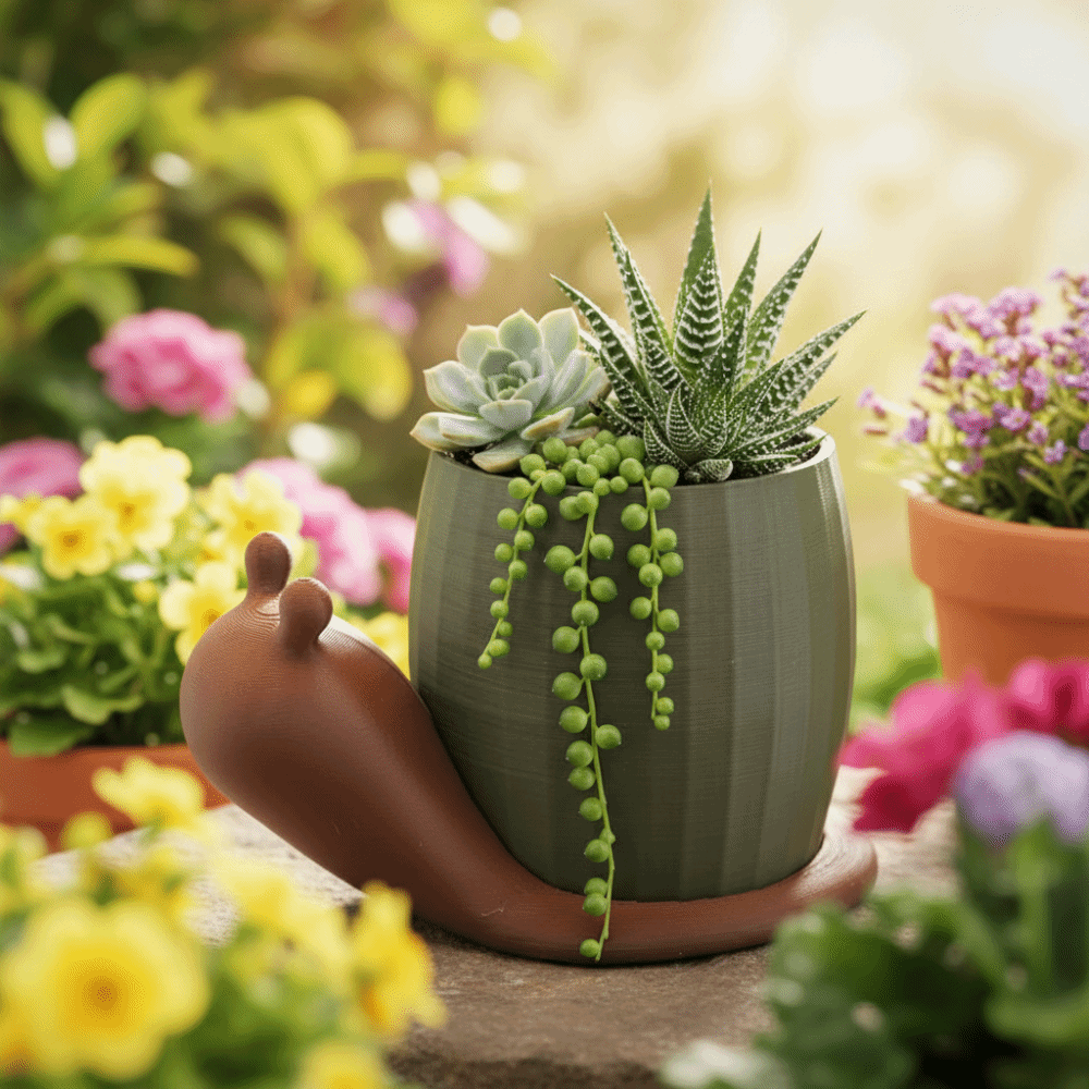 Kreativer Einzigartiger Schnec – Snake Plant Ceramic Bewertung und Preis