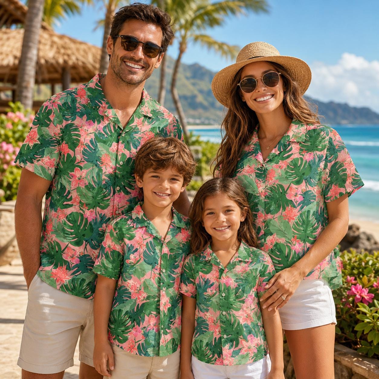 Hawaiianisches Kinderhemd mit  – Plant Parent Free Bewertung und Preis