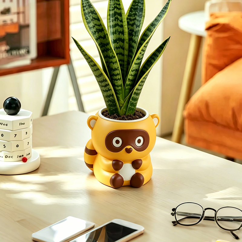 Verspielte Banditen-Waschbär-S – Snake Plant Ceramic Bewertung und Preis