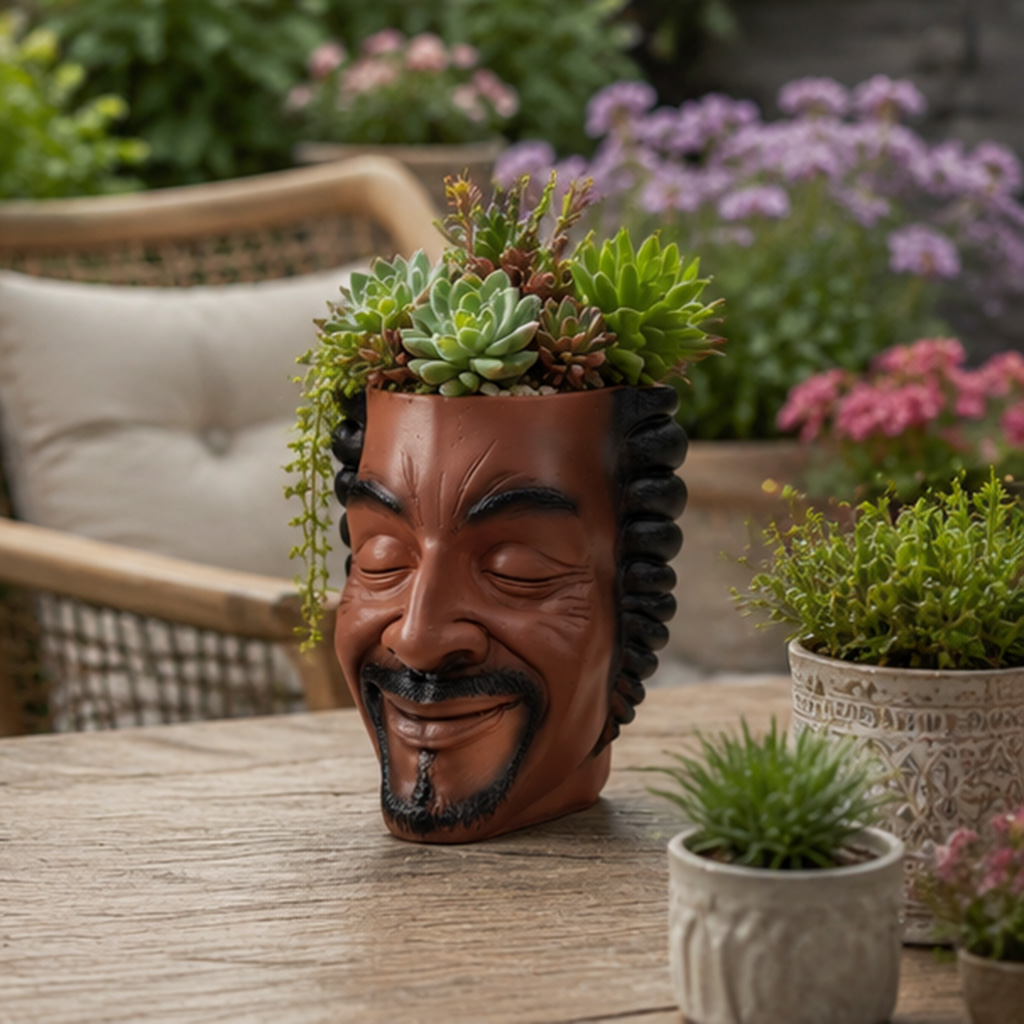 Ästhetischer Gesichts-Blumento – Snake Plant Ceramic Bewertung und Preis
