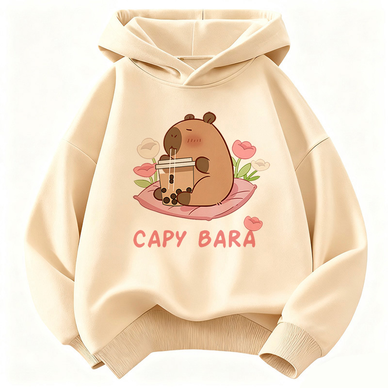 Kawaii Capybara Trinkender Saf – Plant Parent Hoodie Bewertung und Preis