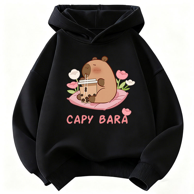 Kawaii Capybara Trinkender Saf – Plant Parent Hoodie Bewertung und Preis