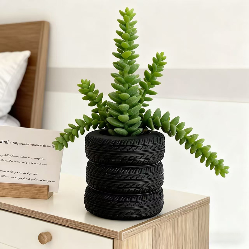 Gestapelter Reifen-Blumentopf  – Snake Plant Ceramic Bewertung und Preis