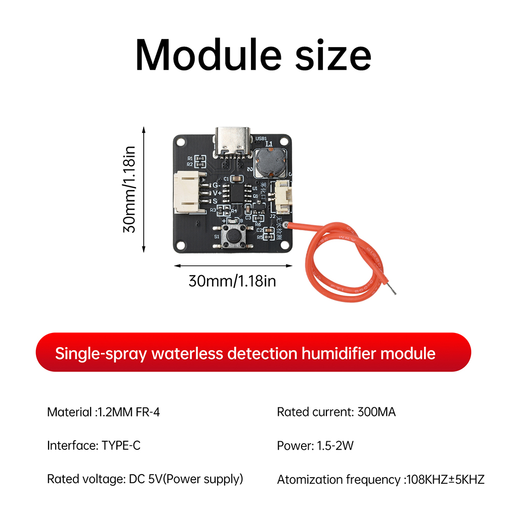 DC 5V Einzel-Sprühmodul mit Ul – Anthurium Crystallinum Bewertung und Preis