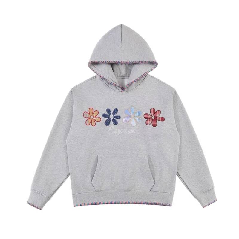 Street Small Flower Embroidery – Plant Parent Hoodie Bewertung und Preis