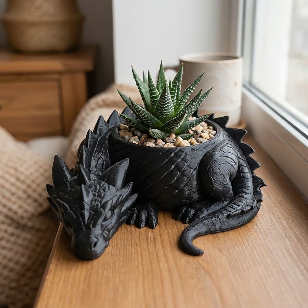 3D-Gedruckter Drachenförmiger  – Snake Plant Ceramic Bewertung und Preis